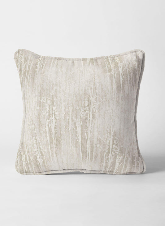 Farella Cushion Cover | Chrome White - Home Crayons