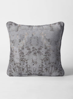 Lyon Cotton Cushion Cover | Soft Blue (Pattern 5)