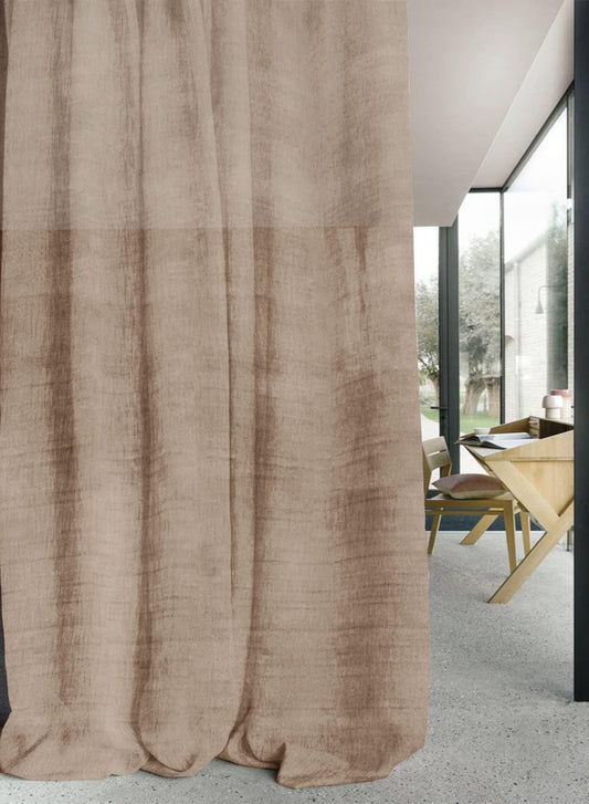 Venezia Sheer | Grain Brown - Home Crayonss