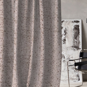 Elwana Jacquard Room Darkening Curtains | Brown | Set of 2 (Pattern 3)