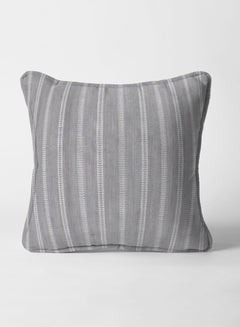 Lyon Cotton Cushion Cover | Soft Blue (Pattern 1)