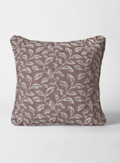Flavia Jacquard Cushion Cover | Brown (Pattern 3)