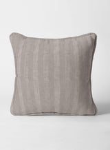 Lyon Cotton Cushion Cover | Taupe Gray (Pattern 2)
