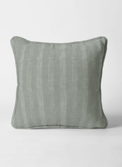 Lyon Cotton Cushion Cover | Sage Green (Pattern 2)