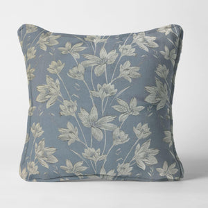 Flavia Cushion Cover | Turkish Blue - Home Crayonss