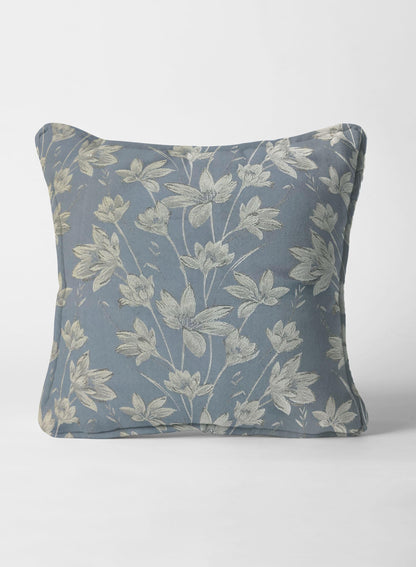 Flavia Cushion Cover | Turkish Blue - Home Crayonss