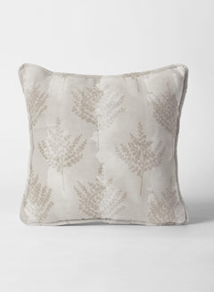 Farella Jacquard Cushion Cover | Chrome White (Pattern 4)
