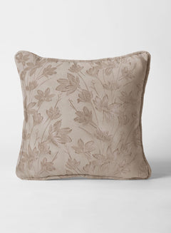 Flavia Jacquard Cushion Cover | Cream (Pattern 4)
