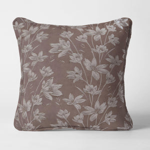 Flavia Cushion Cover | Brown - Home Crayonss