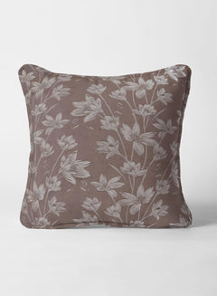 Flavia Jacquard Cushion Cover | Brown (Pattern 4)