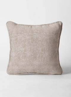 Lyon Cotton Cushion Cover | Camel (Pattern 4)