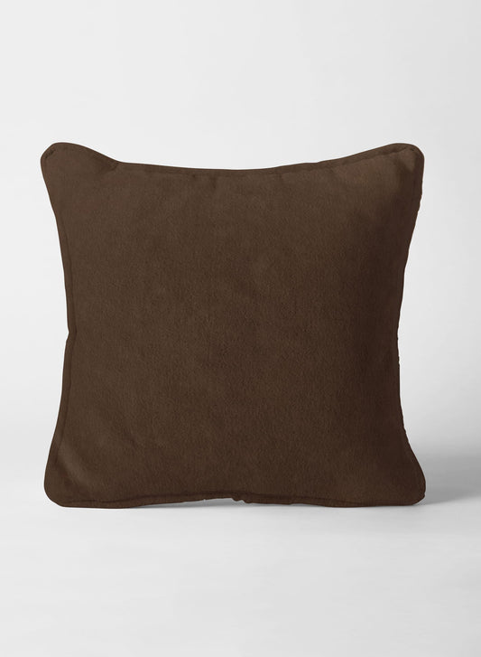 Meraki Cushion Cover | Cocoa Brown - Home Crayons