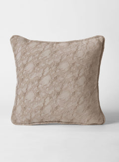 Flavia Jacquard Cushion Cover | Cream (Pattern 5)