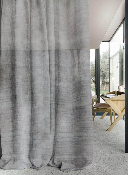 Venezia Sheer | Gray - Home Crayonss