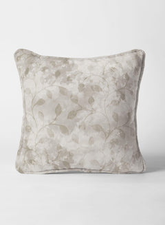 Farella Jacquard Cushion Cover | Chrome White (Pattern 1)