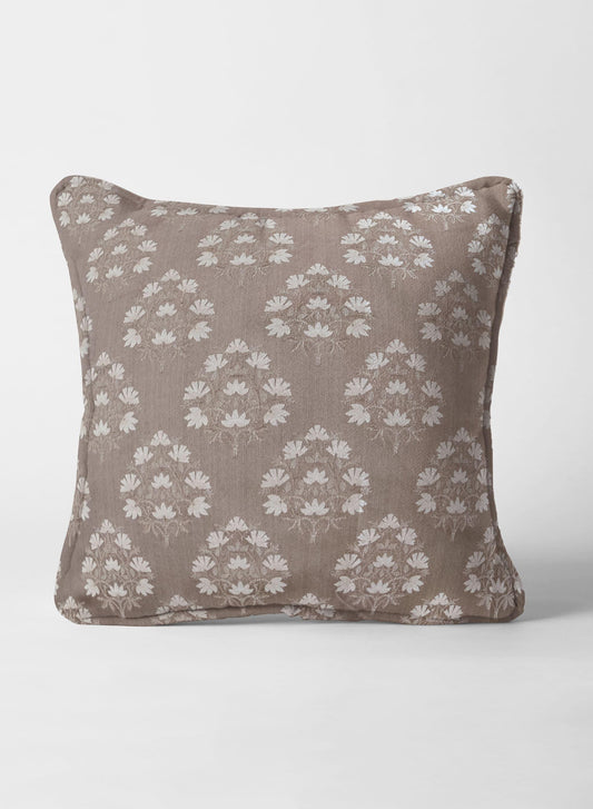 Flavia Cushion Cover | Brown - Home Crayonss