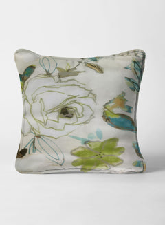 Solana Printed Cushion Cover | Olive Green