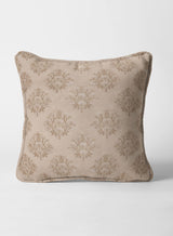 Flavia Jacquard Cushion Cover | Cream (Pattern 1)