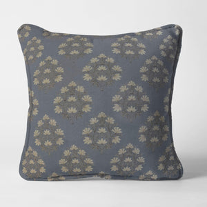 Flavia Cushion Cover | Comet Blue - Home Crayonss