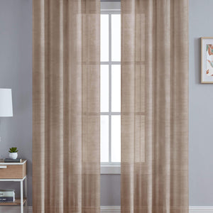 Venezia Sheer | Grain Brown - Home Crayonss