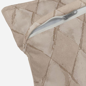 Flavia Cushion Cover | Almond Frost - Home Crayonss