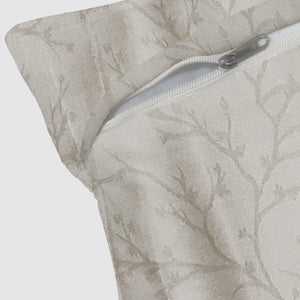 Farella Cushion Cover | Chrome White - Home Crayons