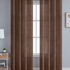 Venezia Sheer | Brown - Home Crayonss