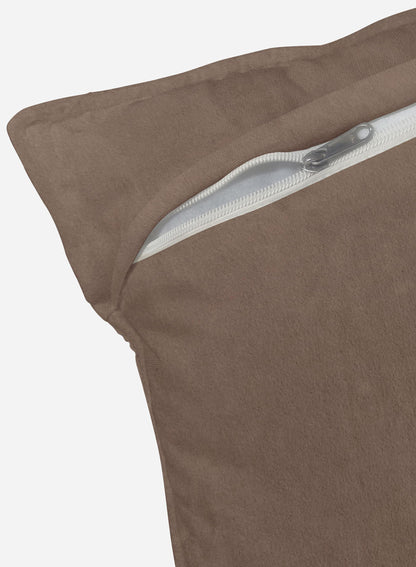 Meraki Cushion Cover | Pure Brown - Home Crayons