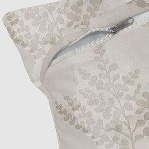 Farella Cushion Cover | Chrome White - Home Crayons