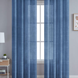 Venezia Sheer | Gulf Blue - Home Crayonss