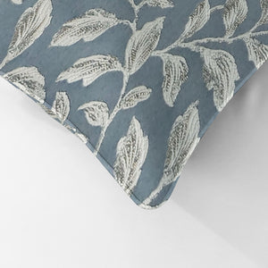 Flavia Cushion Cover | Turkish Blue - Home Crayonss