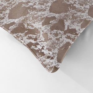 Flavia Cushion Cover | Brown - Home Crayonss