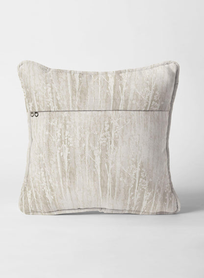 Farella Cushion Cover | Chrome White - Home Crayons