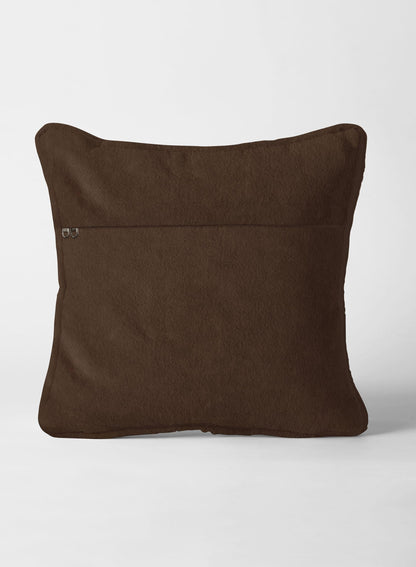 Meraki Cushion Cover | Cocoa Brown - Home Crayons