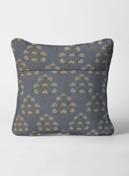 Flavia Cushion Cover | Comet Blue - Home Crayonss