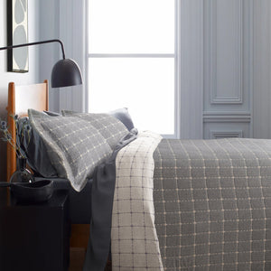 Mac Pure Cotton Quilted AC Blanket With 2 Pillow Covers | California King Size | Blue